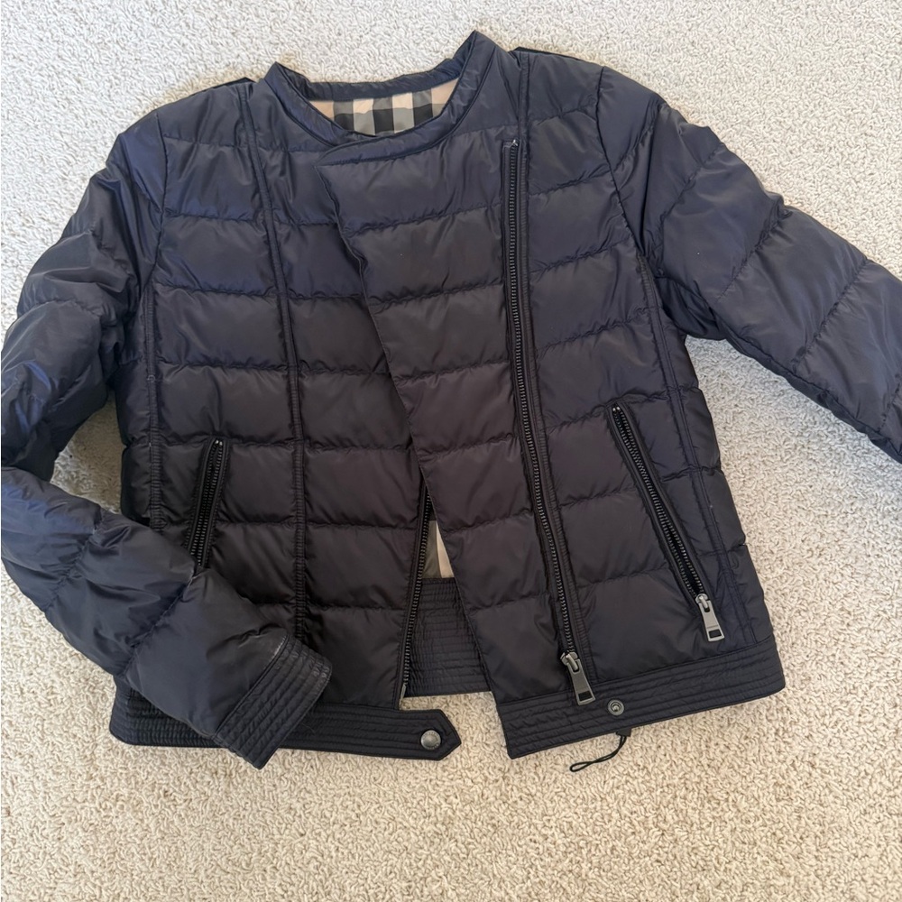 Burberry Black Quilted Jacket with Branded Lining